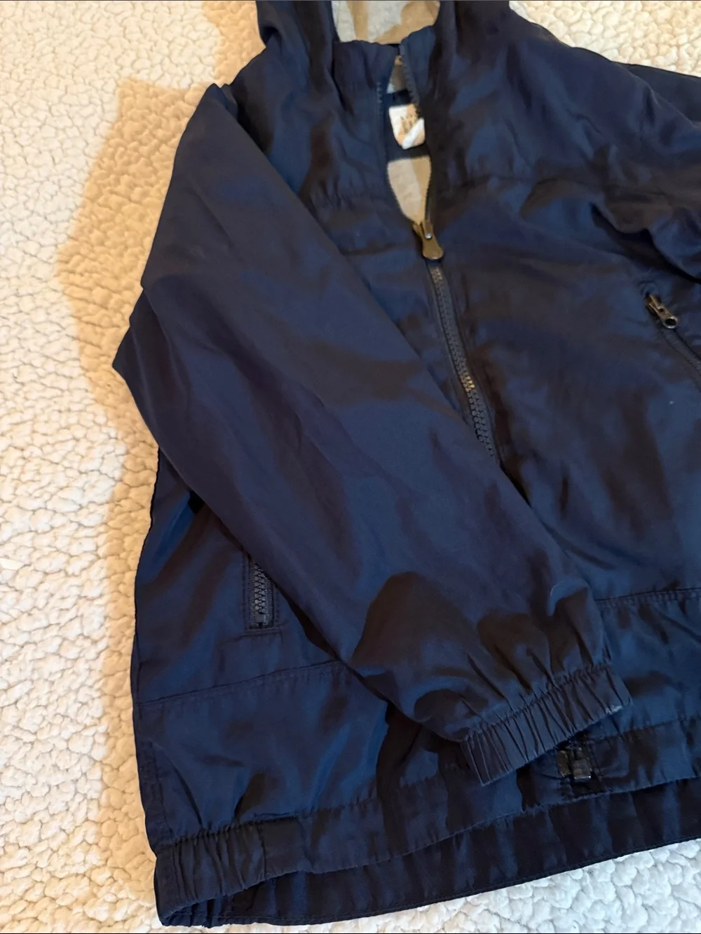 Baby Gap Kids Lightweight Lined Navy Hooded Jacket Size 5 years toddler